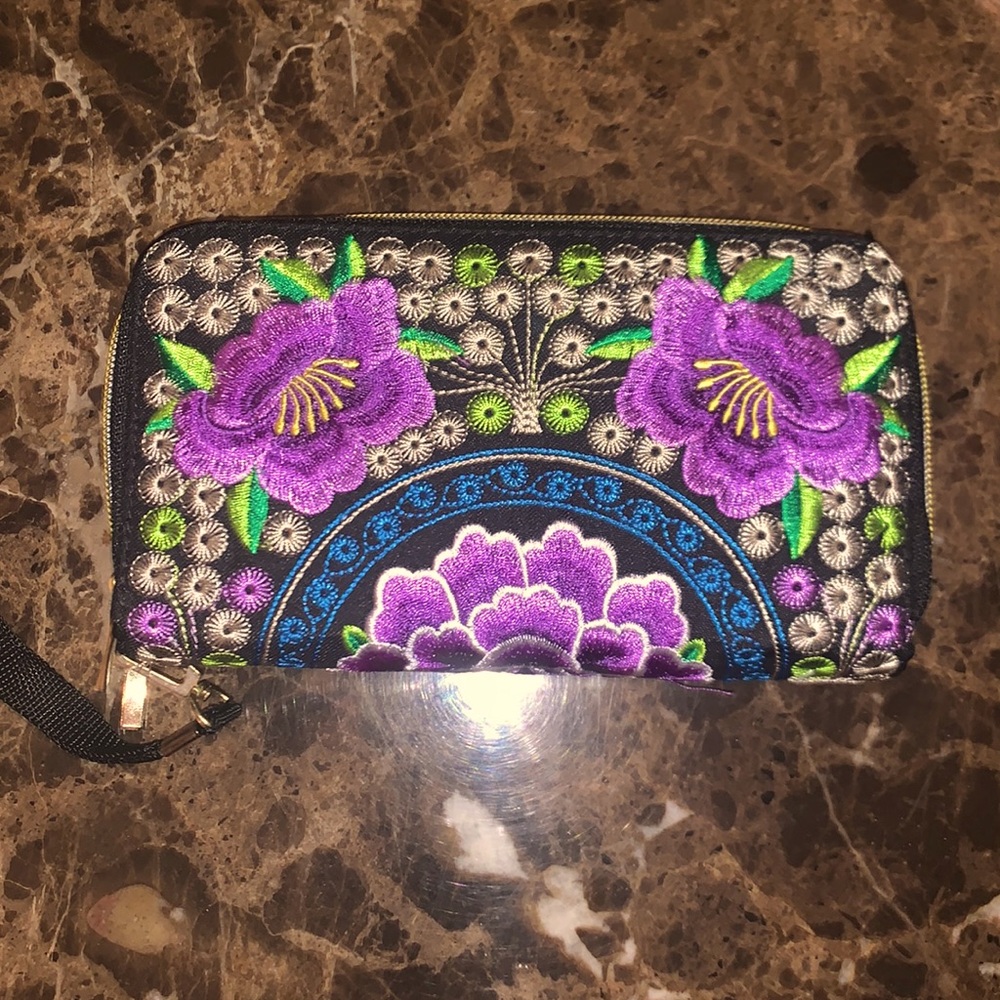 Beautiful embroidered wallet